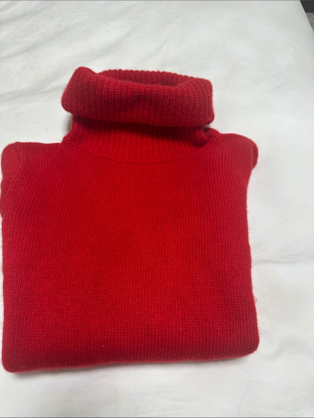 J. Crew Red Turtleneck Sweater